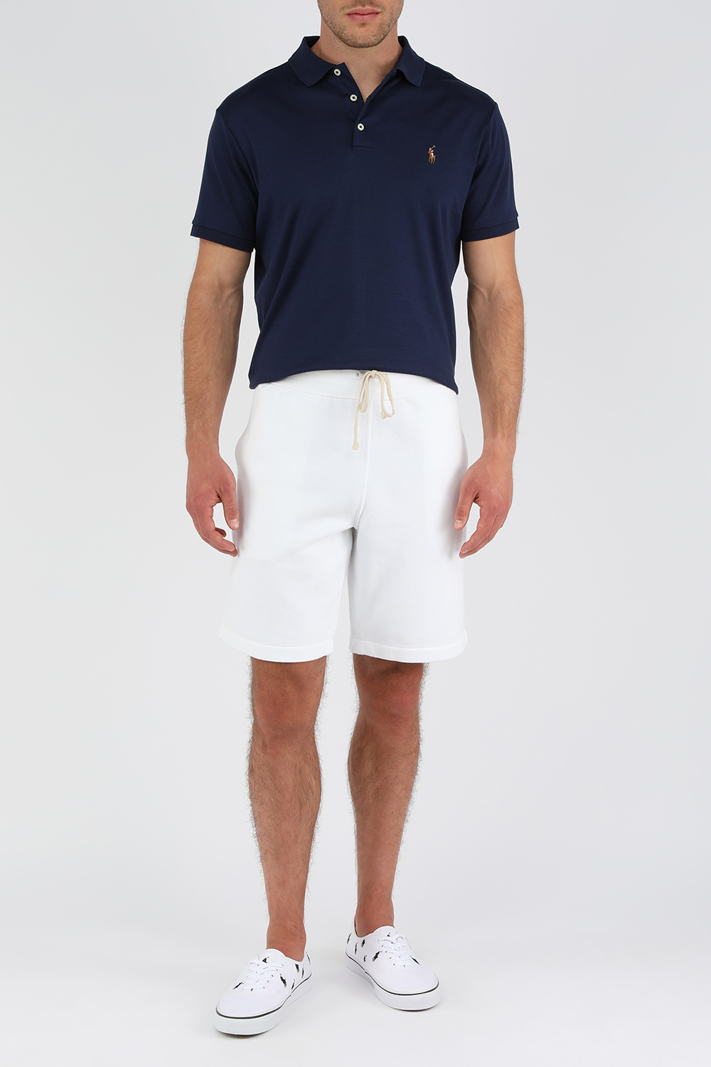 Slim Fit Polo Shirt in Navy